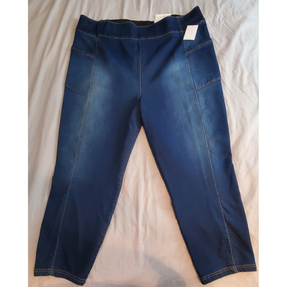 Westbound Woman 3X Reg High Rise Skinny Essential Legging Pull On Jeans NWT L469